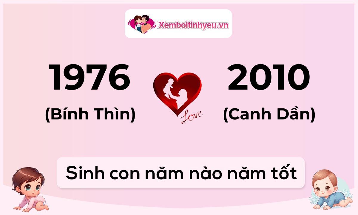 Chồng 1976 vợ 1978 sinh con năm nào tốt, bé thông minh khỏe mạnh?