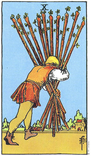 Giải mã 10 of wands trong tình yêu (Cập nhật mới nhất)