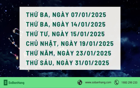 Xem ngày tốt tháng 1 năm 2020: Khám phá ngày đẹp để cưới hỏi, xây nhà!